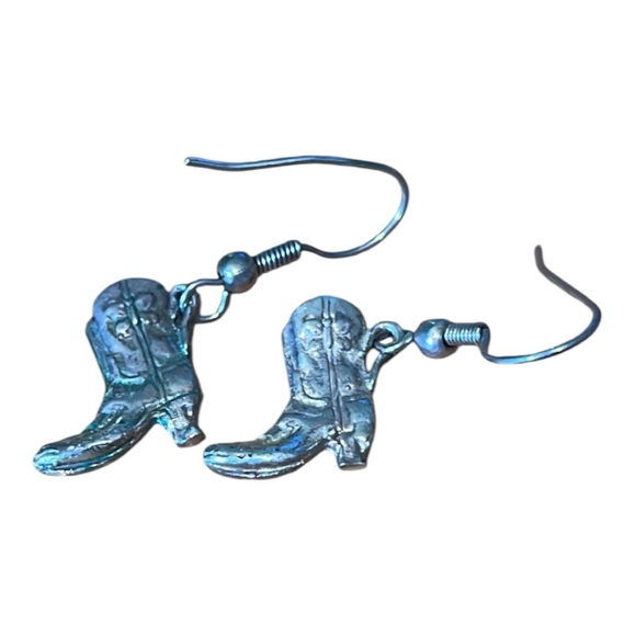 Jewelry - Cowboy Boot Dangle Earrings